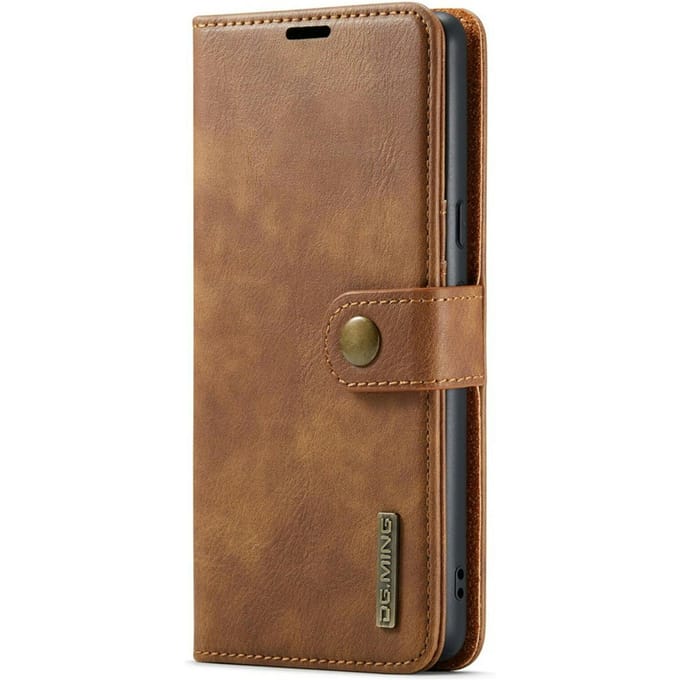 DG.MING Google Pixel 8 Lederen 2-in-1 Wallet Hoesje Bruin