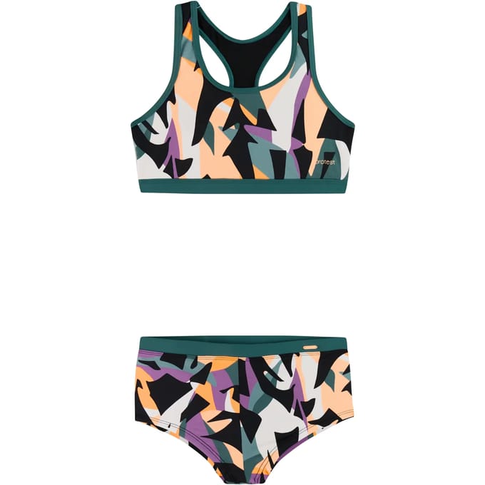 Protest PRTTessel JR - Bikini set Meisjes - Normale pasvorm - Uitneembare vulling - Paars