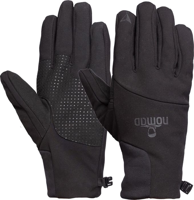 NOMAD® Softshell Premium Handschoenen M | Heren & Dames | Winter Warm en Flexibel | Anti-slipprint | Touch screen tip | Fleece Voering