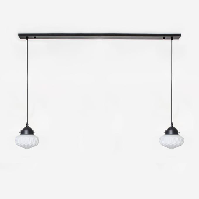 2 x Eternal Star lampen aan plafondbalk Moonlight - Art Deco Trade