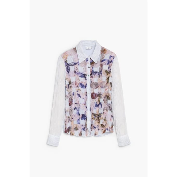 Dameshemd met lange mouwen Desigual Rodano