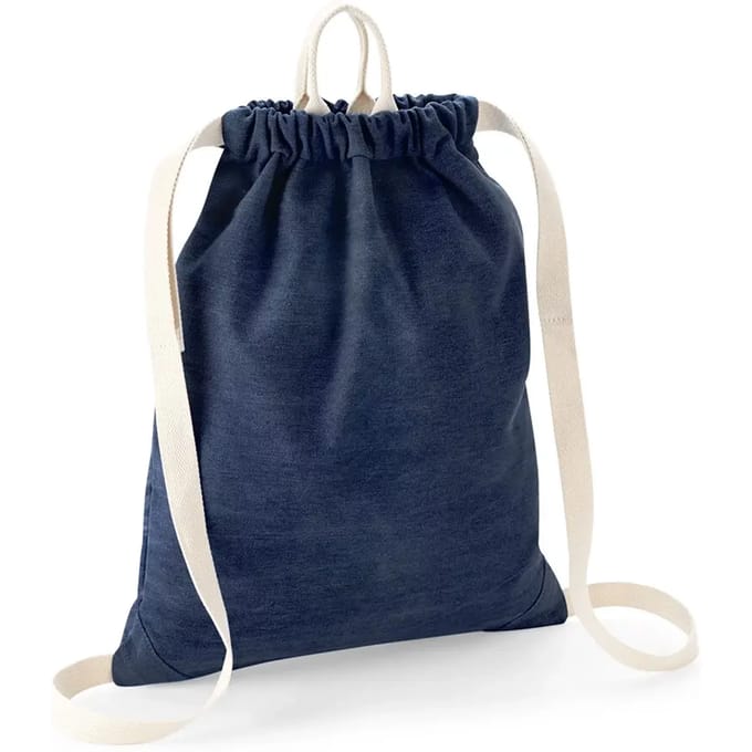 Denim touwtas Bag Base