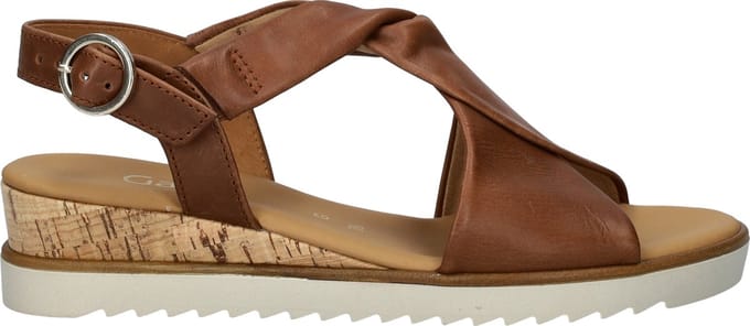 Gabor 751.1 Sandalen - Dames - Camel - Maat 40