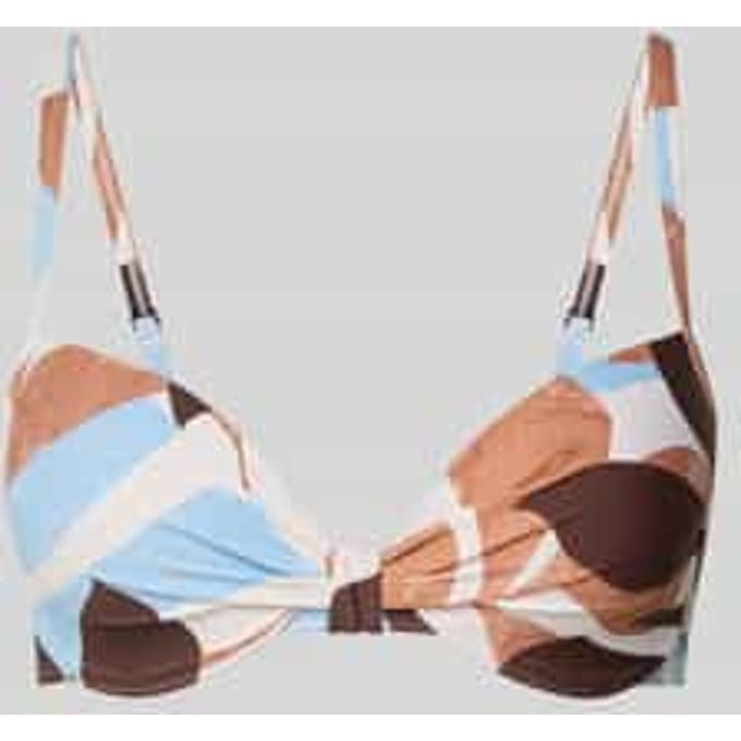 Bikini-bovendeel met labelapplicatie model 'BREEZY'