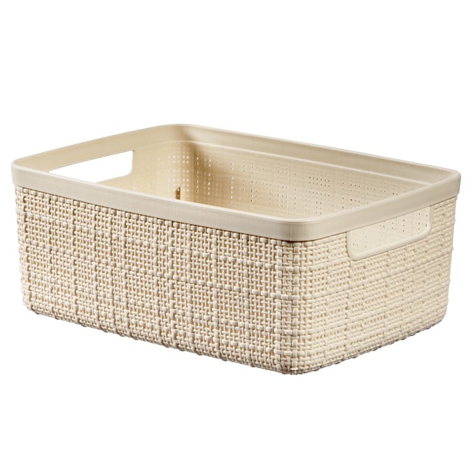 Curver Jute Opbergmand - S - 5 liter - Offwhite