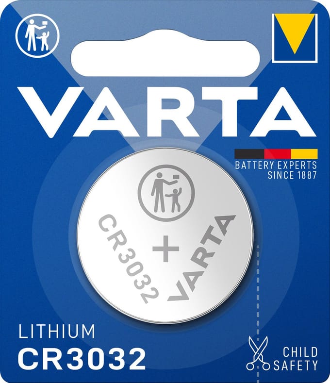 Varta knoopcel Lithium CR3032 | blister van 1 stuk