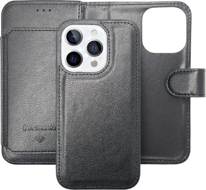 Cityhoesje â“ iPhone 15 Pro â“ 2 in 1 â“ Bookcase incl. Pasjeshouder
