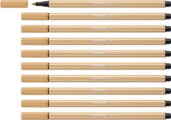 STABILO Pen 68 - Premium Viltstift - Lichtoker 1 stuks