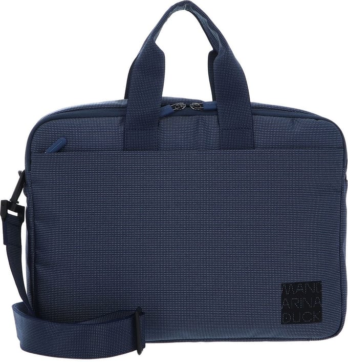 MANDARINA DUCK Handtas Schoudertas met laptopvak District Briefcase Atlantic Sea Donkerblauw