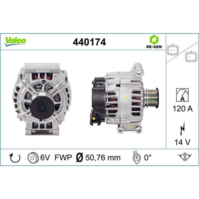 Driefasige generator VALEO 440174