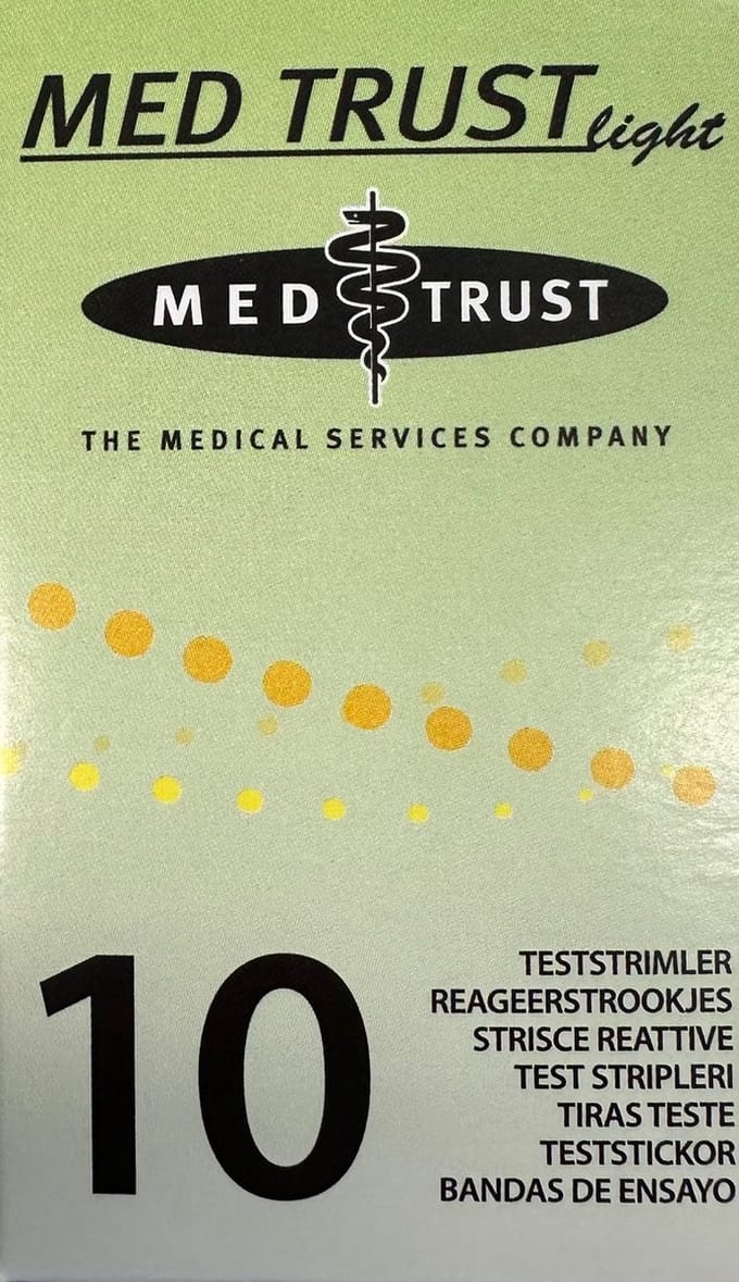 MedTrust Light glucose teststrips (10 stuks)