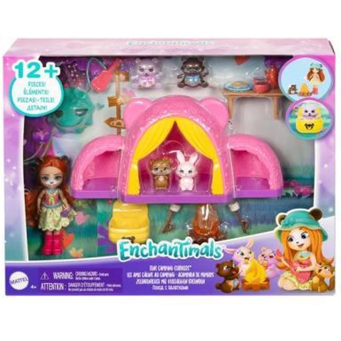 Enchantimals Tent en Kampeerknuffels - Speelset