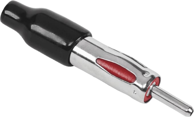 Cabletech Autoantennestekker - Mannelijk - Zwart