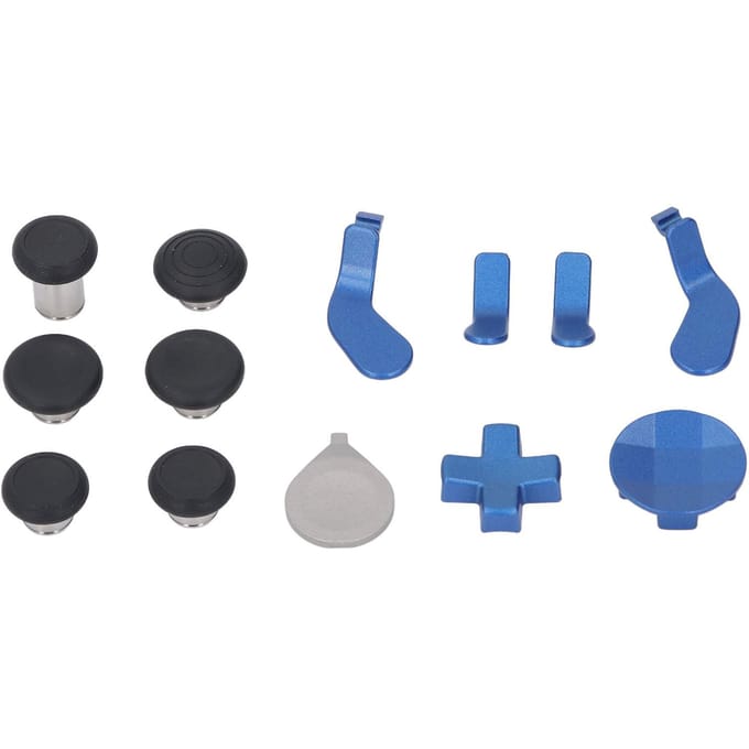 Controller Thumbsticks Set Roestvrij Staal Rubber D-pads Paddle Controller Accessoires voor Elite Series 2 Blauw blauw