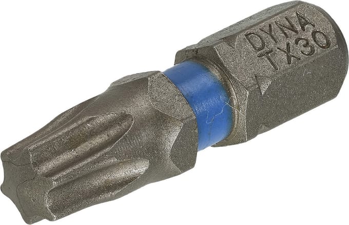 Dynaplus - Schroefbit - Torx 30 - 25mm - Blauw (10 stuks)