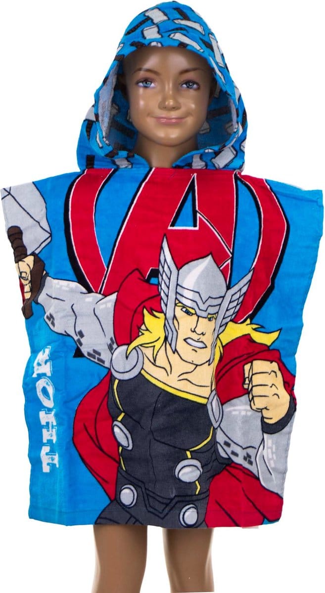 MARVEL AVENGERS PONCHO - 100% KATOEN