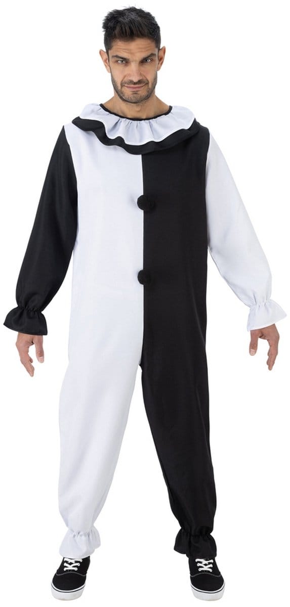 CHAKS - Volwassen Terriër Clown Kostuum - S / M (164 cm)