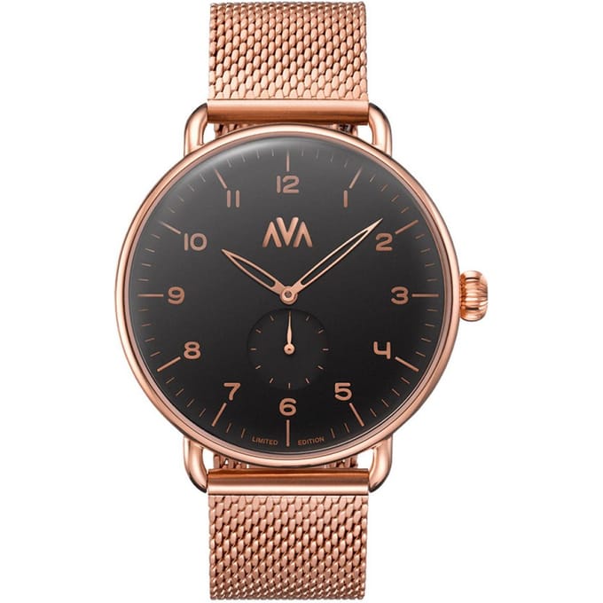 Ava Watches Limited | Rosaguld-Svart