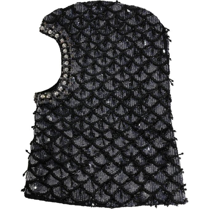 Dolce & Gabbana Versierde Gerokken Balaclava Hoed