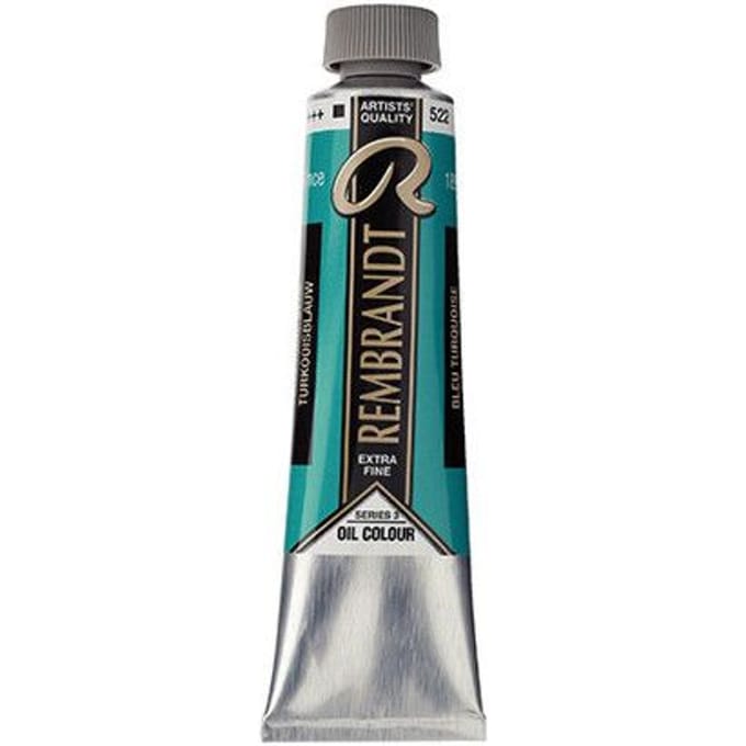 Rembrandt Olieverf Turkooisblauw 522 40mL