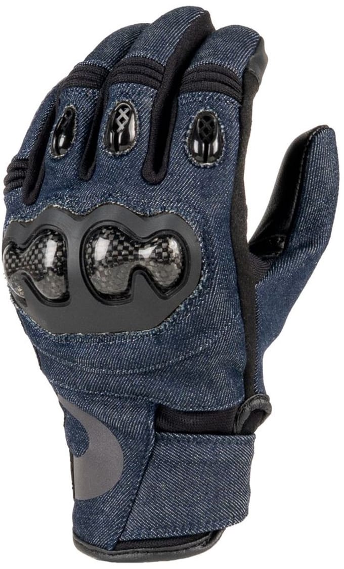 MOTOBLOUZ Motor Handschoenen LEXAR Mannen M Zomer Blauw denim CE-gekeurd