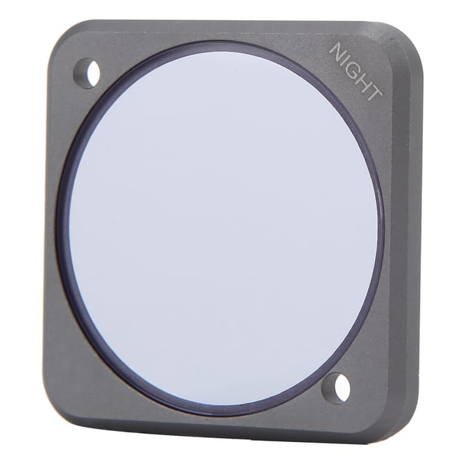 Junestar Nacht Optisch Glas Actiecamera Lensfilters Set voor DJI Action 2 Sportcamera gray