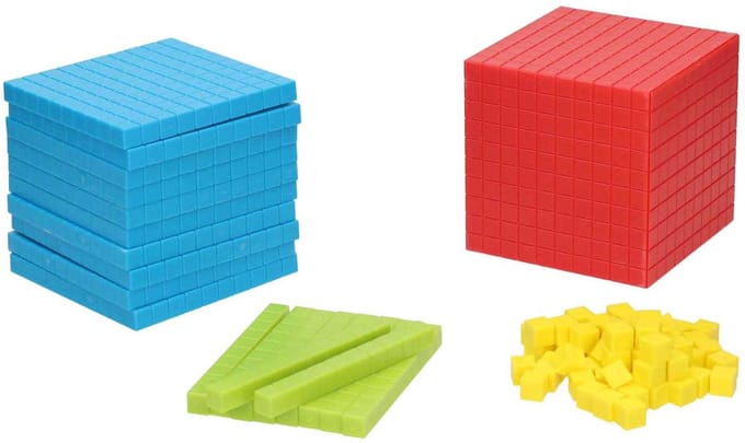 Gekleurde Blokjes met Opbergdoos - 121dlg