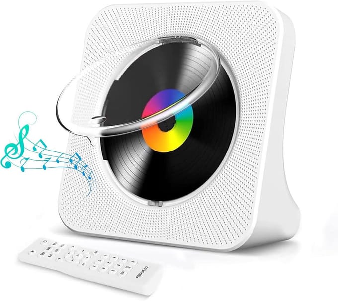 Draagbare CD Speler met Radio - Bluetooth - FM RADIO