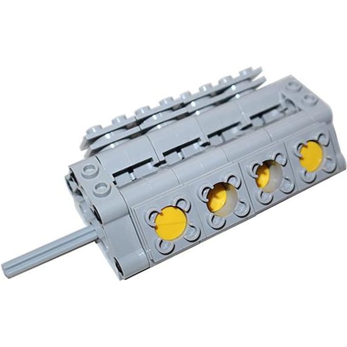 V2 V4 V6 V8 V10 V12 Technische Componenten Bouwstenen Bakstenen Motor Dynamische Zuiger Auto's Accessoires Educatief Speelgoed
