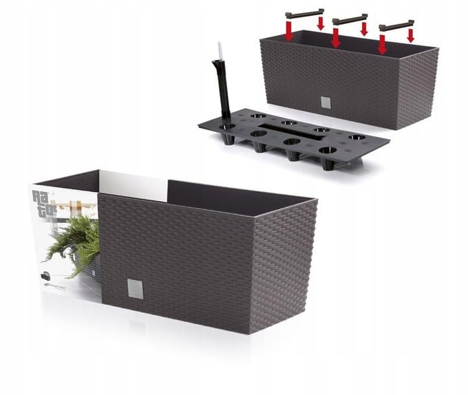 Prosperplast Rato-Case Rotan Bloemenpot DRTC500 440U-umbra