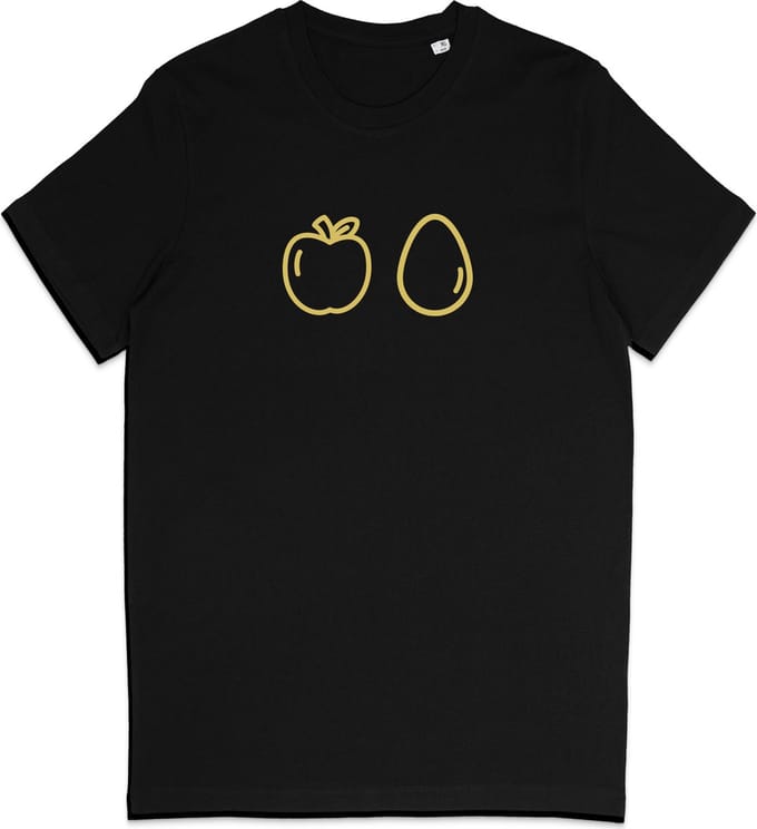Dames Heren T Shirt Klussen - Appeltje Eitje - Grappig Cadeau voor Doe Het Zelvers - Zwart - S