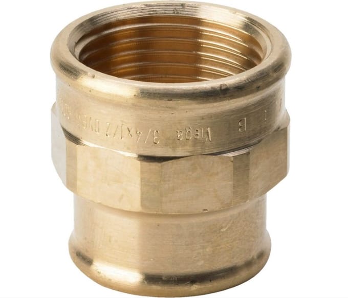Viega - Reductiemof brons 1 x 1/2 FF model - 3240