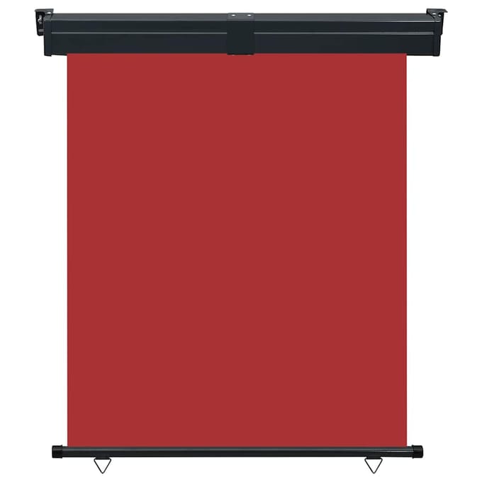 vidaXL - Balkonscherm - 145x250 - cm - rood