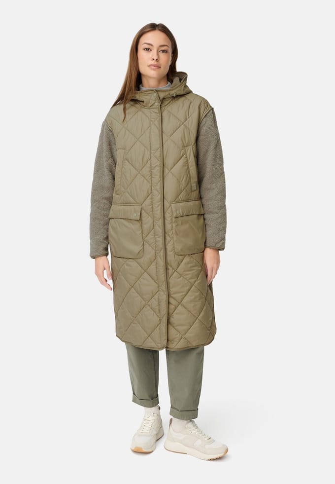 camel active Jas met zakken - Maat womenswear-48 - Olijf