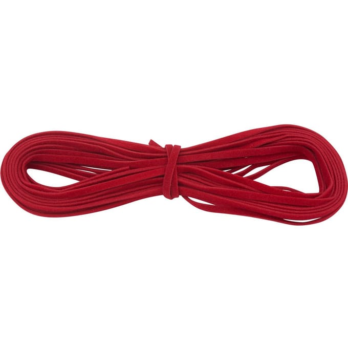 Veter imitatieleer Rood 3 Millimeter 5 Meter