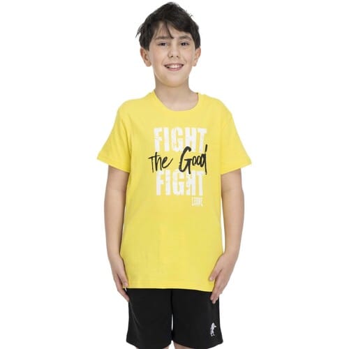 T-shirt Korte Mouw Leone 1947 Boy + Bermuda Sporty 1947