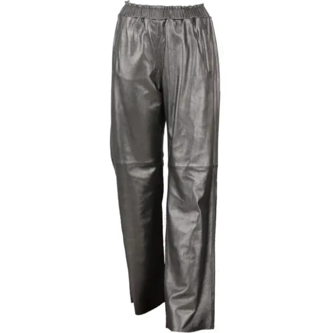 Leren damesbroek Oakwood Uranus Metal
