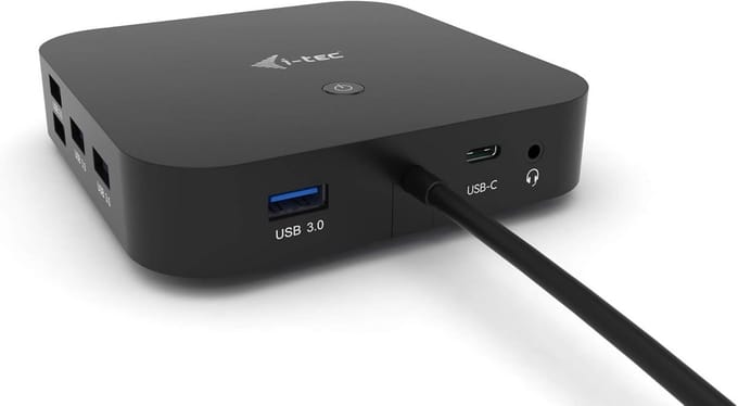 Universele USB-C Dockingstation met Dubbele 4K DisplayPort en 100W Power Delivery