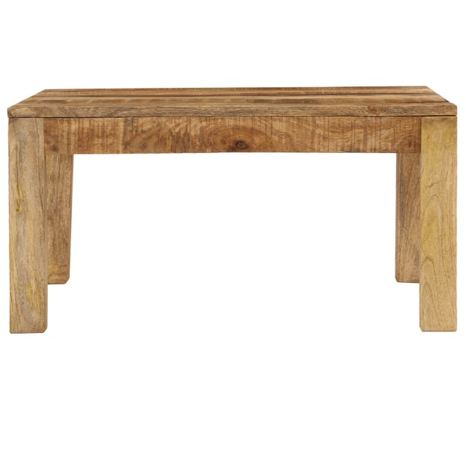 vidaXL - Salontafel - 80x80x40 - cm - massief - mangohout