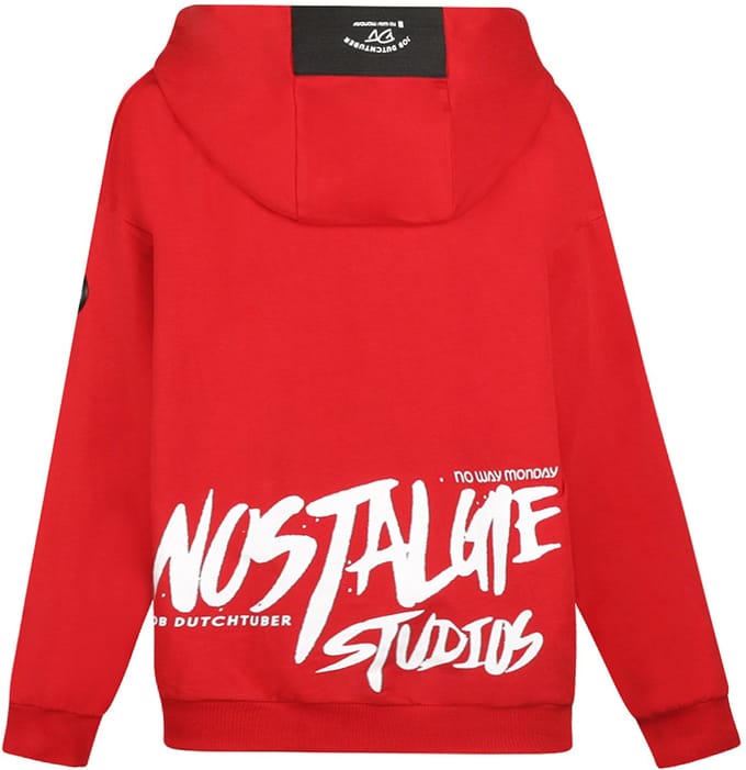 No Way Monday Equestrian Red Hoodie Sweater
