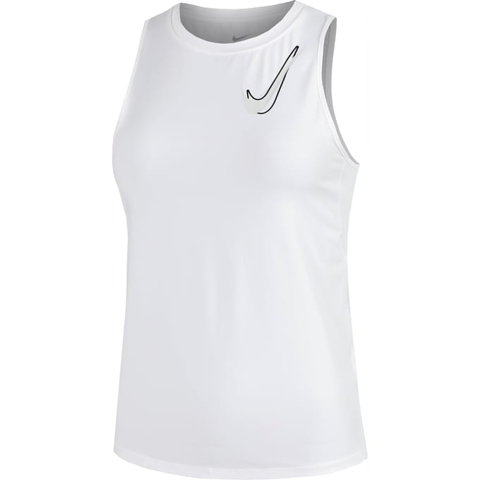 Nike Swoosh Tanktop Dames-Wit