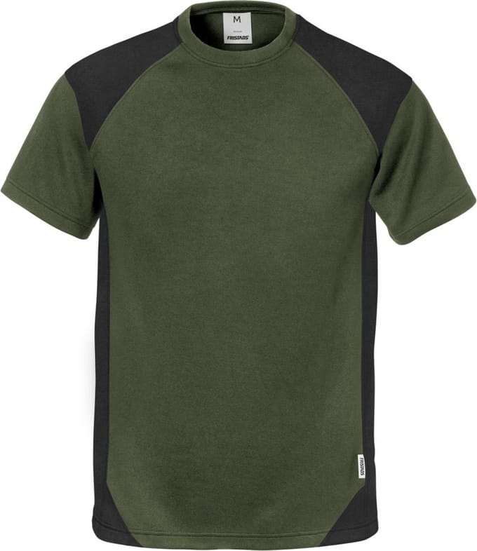 Fristads T-Shirt 7046 Thv - Legergroen/zwart - S