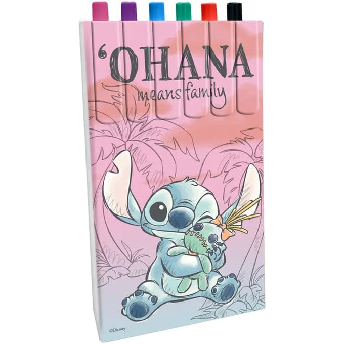Disney Lilo & Stitch Gekleurde Pennen - Pen - Schoolpen - 6 Stuks