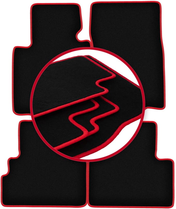 CARLUX-RED automatten voor: Infiniti FX II SUV (2008-2017)