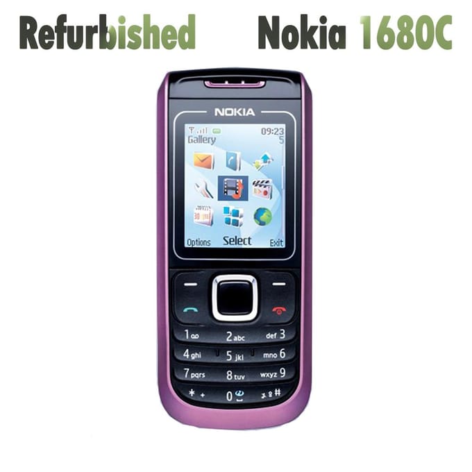 Gereviseerde Nokia Originele Nokia 1680 classic mobiele telefoon Simple Set zwart