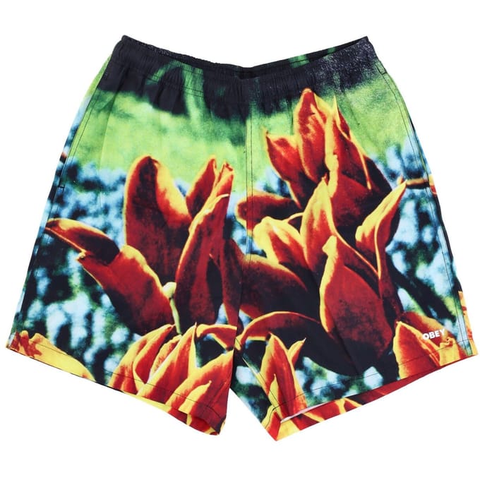 Easy Bloom Short Herenshort Oranje Multi