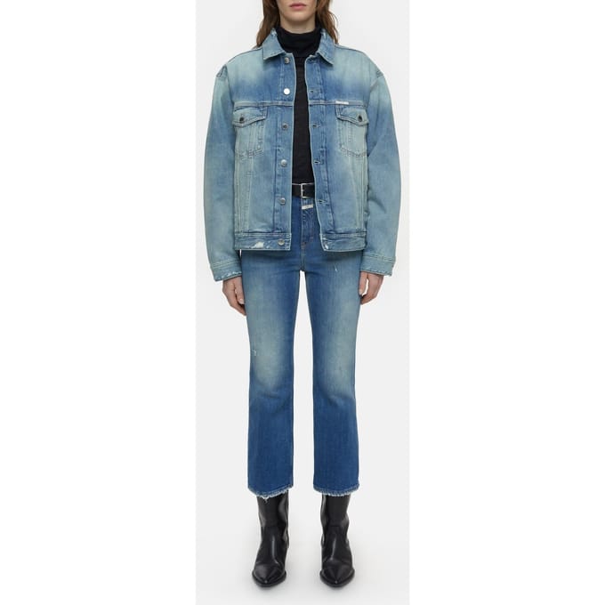 Closed Hi-sun Jeans Mid Blue Größe: W29L34 | Ausgestellte Hosen Outlet | Damen | Blau