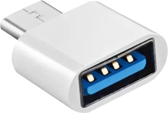Ibley USB-C Adapter – USB-C naar USB-A – OTG Converter – USB 3.0 – Wit