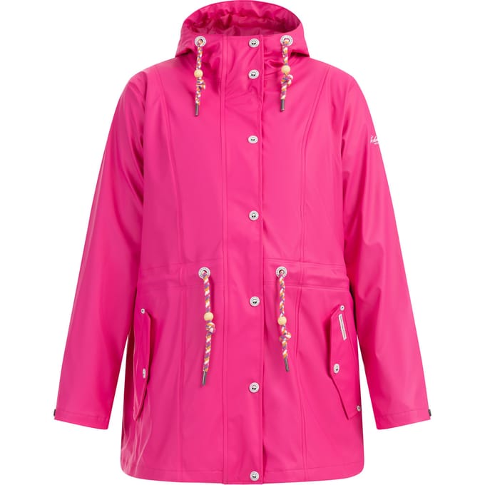 Schmuddelwedda Grote maat regenjas bridgeport Dames ROZE-280