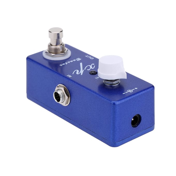 XP Booster Elektrisch Gitaar Effectpedaal Mini Single Effect met Clean Boost True Bypass blauw